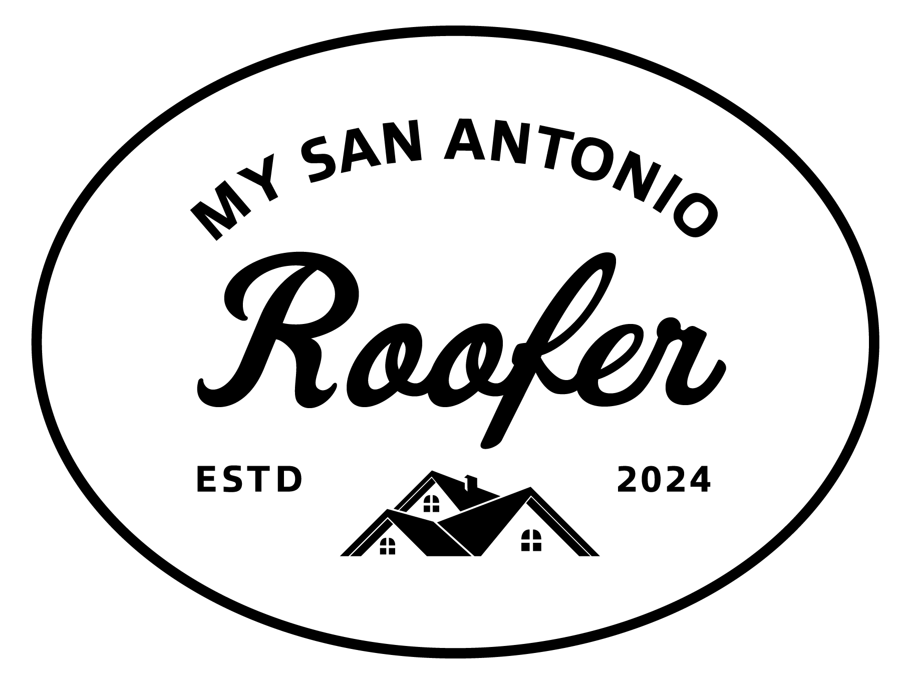 My San Antonio Roofer logo black